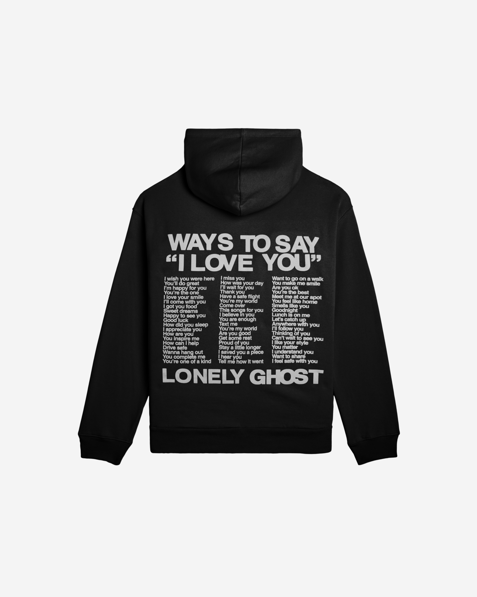 Ways To Say ILY Hoodie