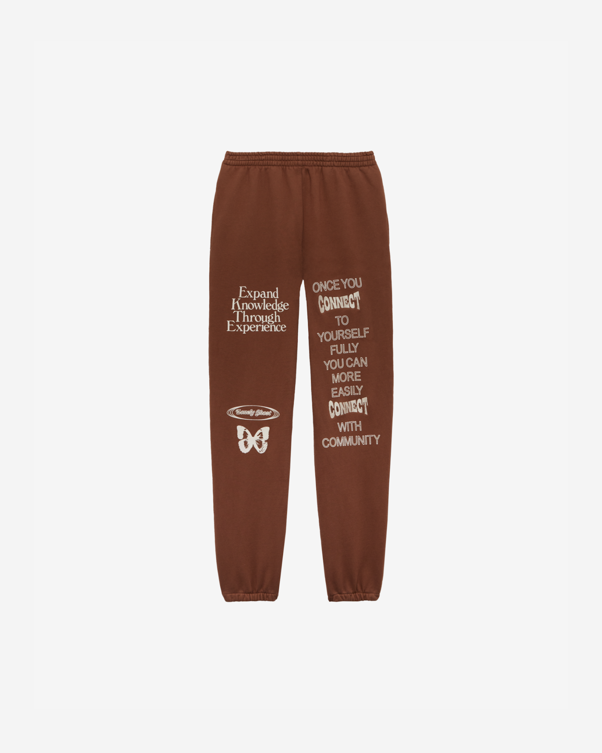 Connect Heavyweight Sweatpants - Brown