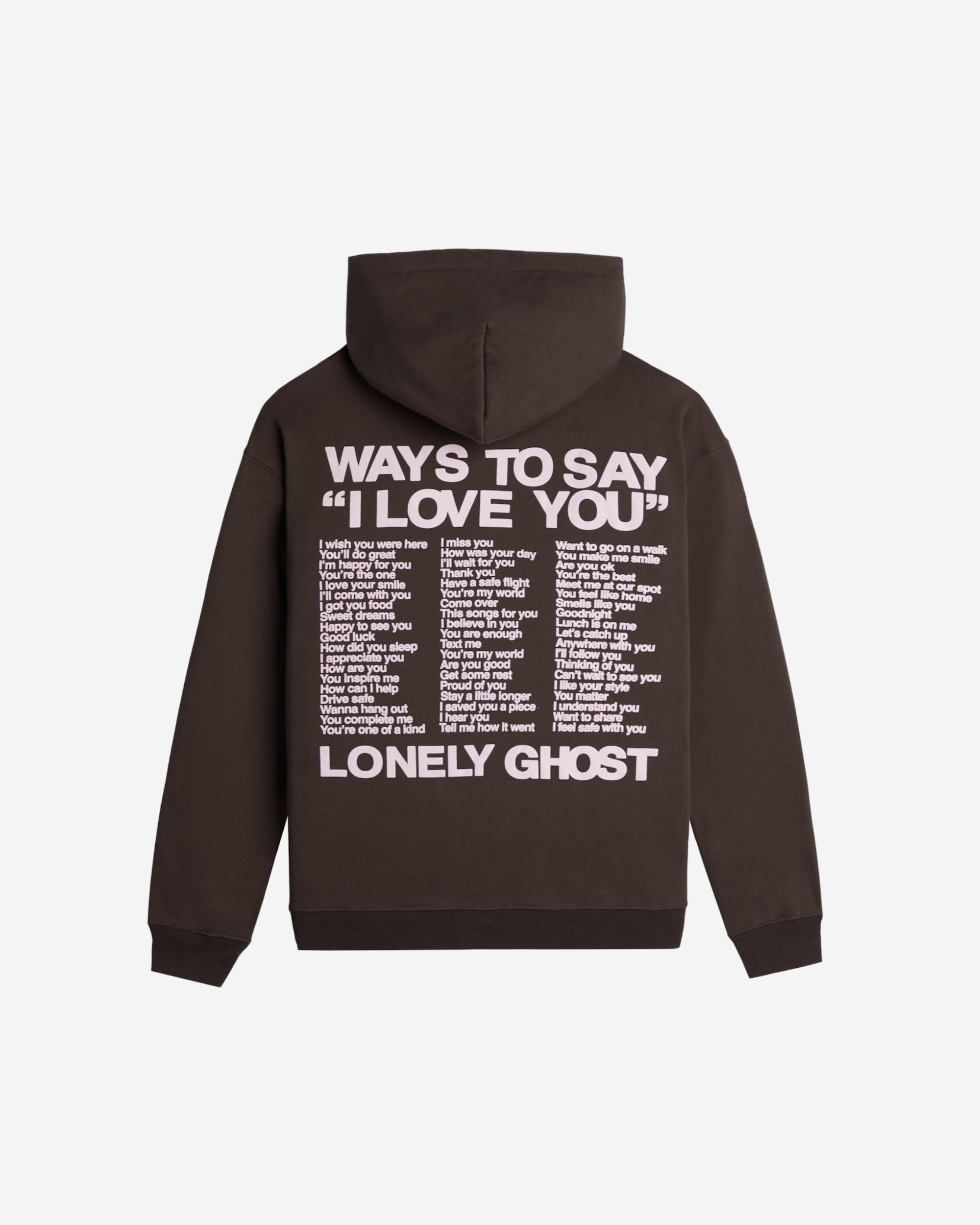 Ways To Say ILY Hoodie