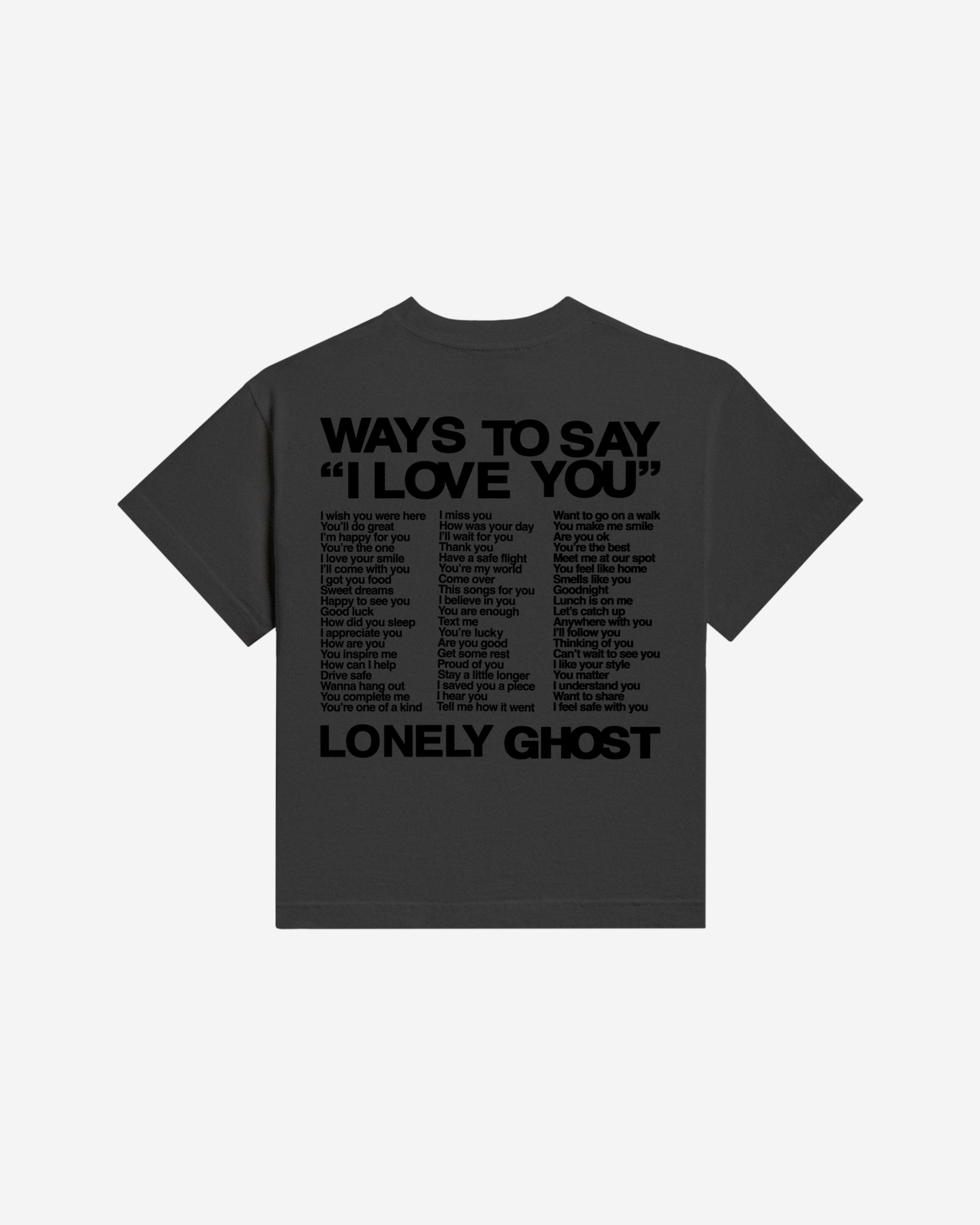 Ways To Say ILY Boyfriend Baby Tee